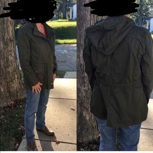 Army green surplus jacket